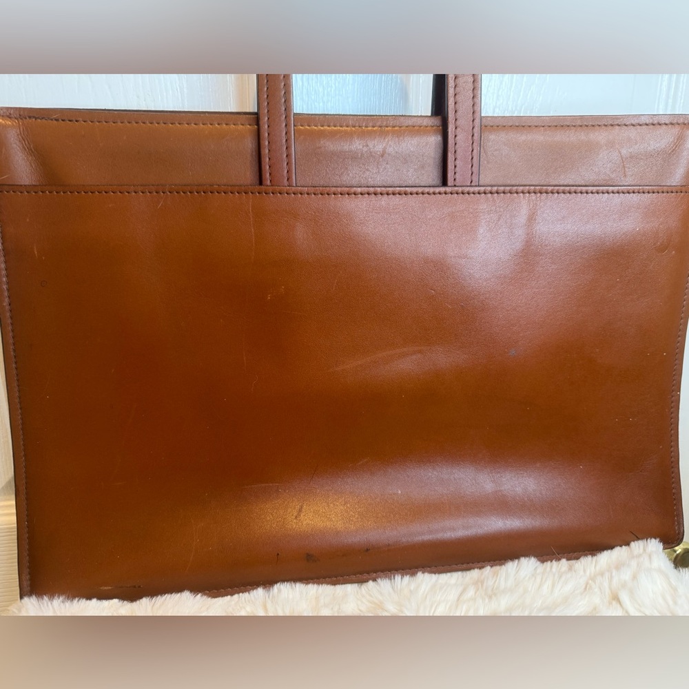 HARTMANN VINTAGE PORTFOLIO LEATHER EXECUTIVE STRUCTURED BRIEFCASE - Picture 4 of 14